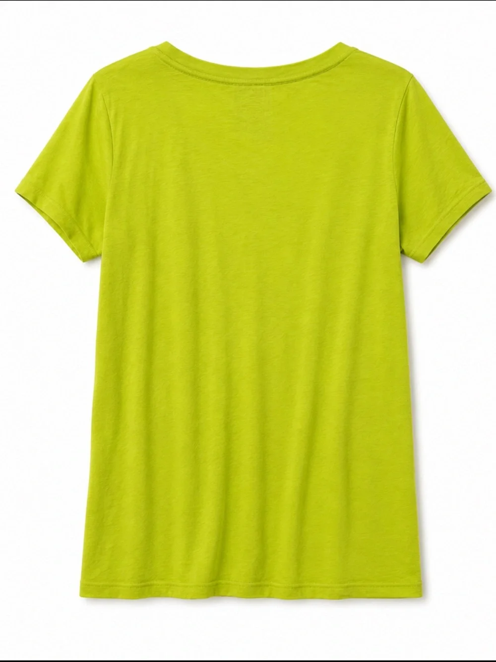 Jungmaven Paige V-neck tee Bright Yellow Large